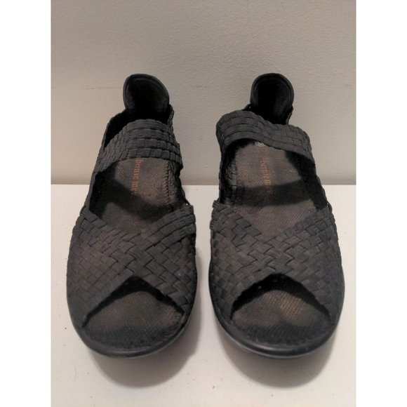 Bernie Mev Wedge Platform Sandal Black Halle Women’s Size 8.5/Size 39 - Picture 2 of 10